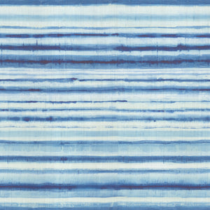 schumacher - habotai stripe - indigo - 6886 - wallpaper