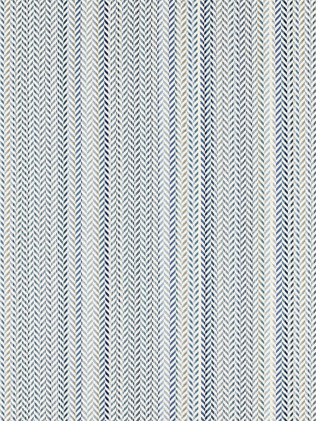 scalamandre arrow stripe fountain fabric - scala 27254-002