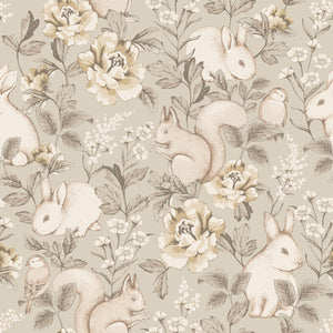 schumacher - magic forest - taupe - 6933 - wallpaper