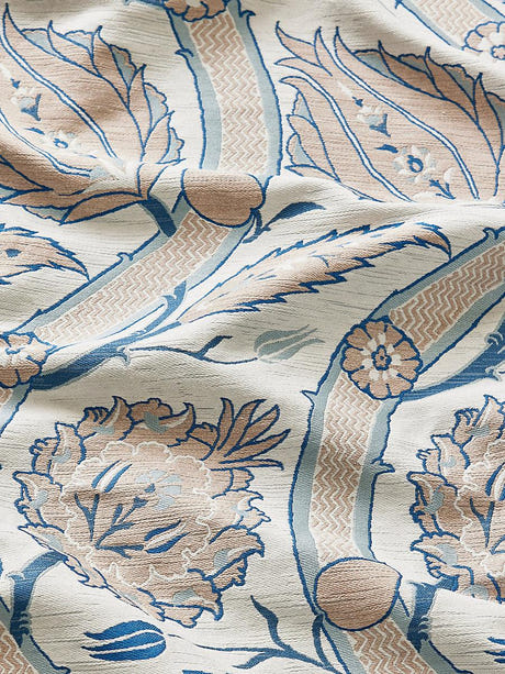 scalamandre kemha woven porcelain fabric - scala 27326-001