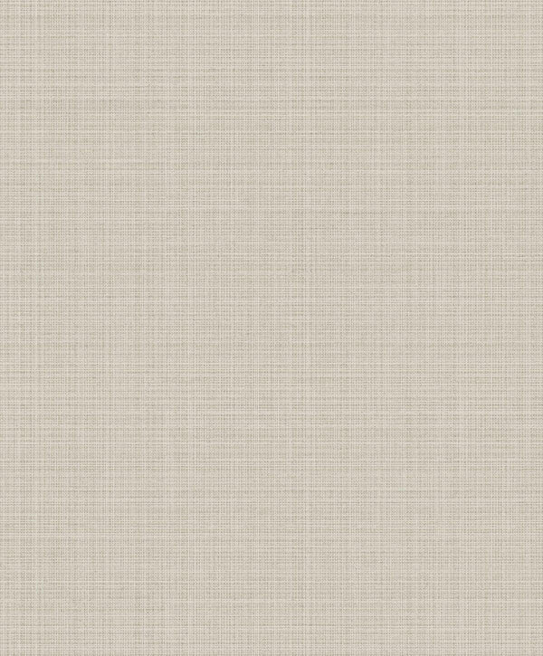 seabrook crosshatch linen metallic greige wallpaper