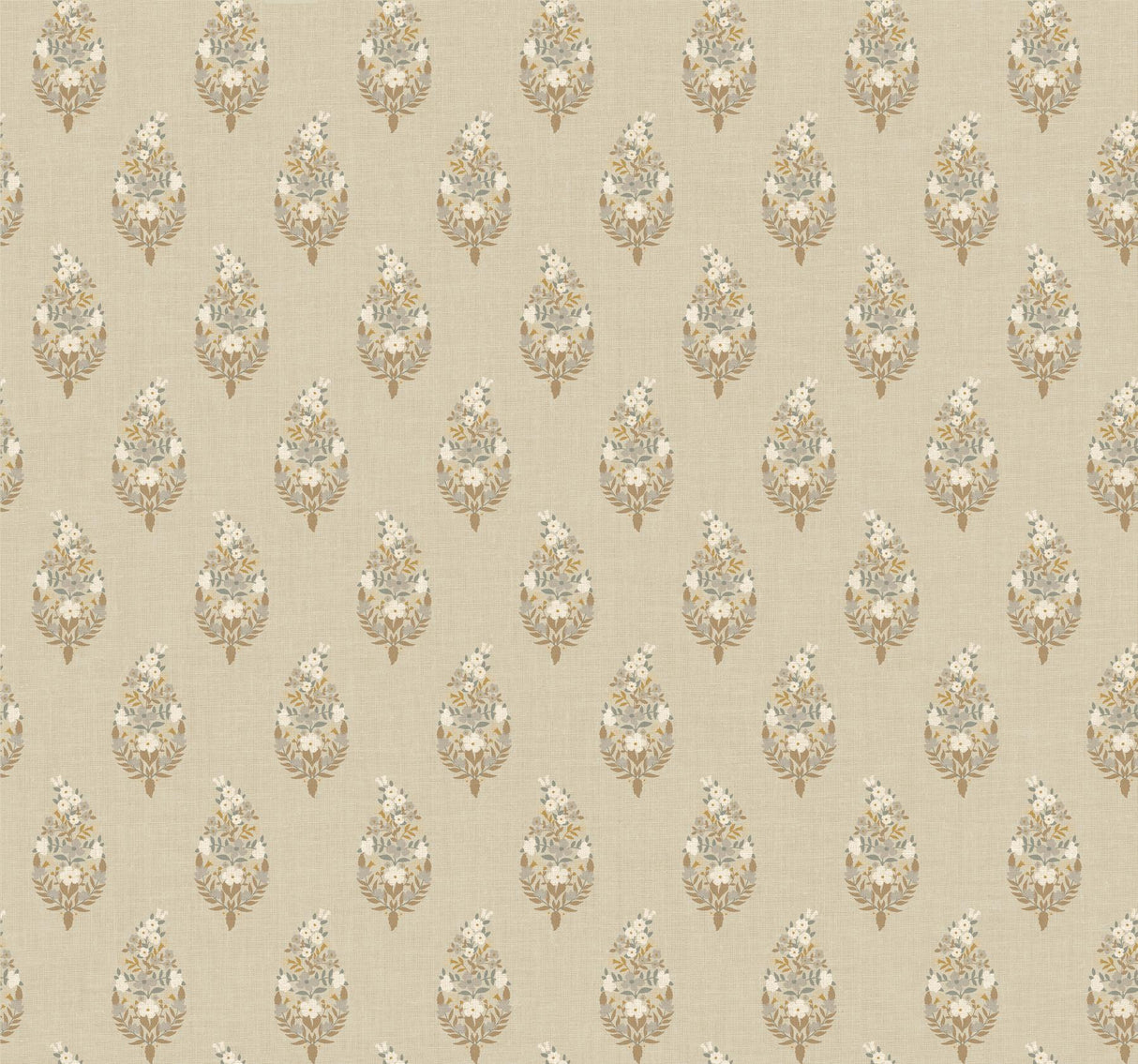rifle paper co. paisley beige wallpaper