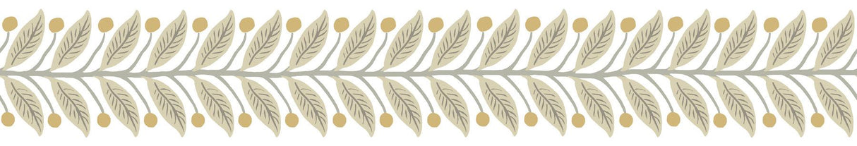 rifle paper co. garden border yellow wallpaper