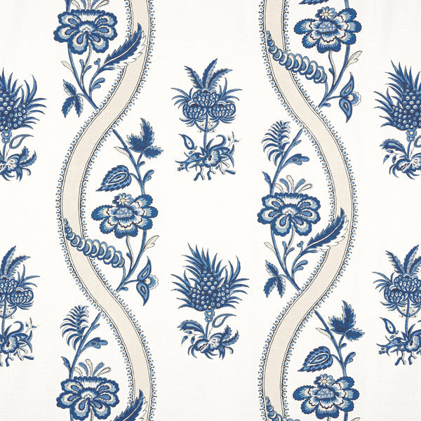 thibaut ribbon floral fabric f936423