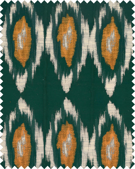 mindthegap pradesh ikat woven fabric 59" x 39.4" fabric fb00084