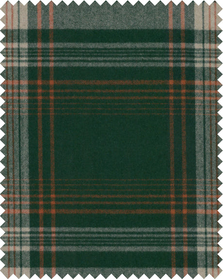 mindthegap monterey plaid green woven fabric 59" x 39.4" fabric fb00088
