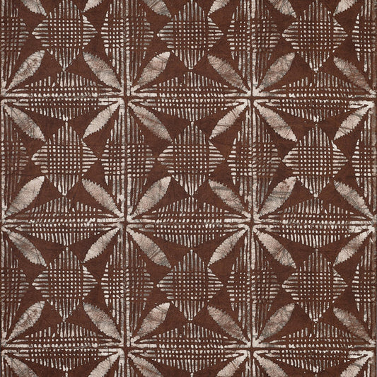 Thibaut Tortuga Batik Brown Wallpaper - T15840
