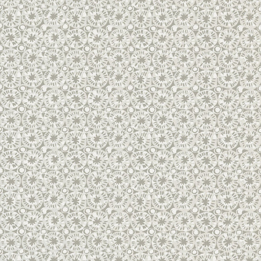 Thibaut Sand Dollar Pearl And Charcoal Wallpaper - T15859