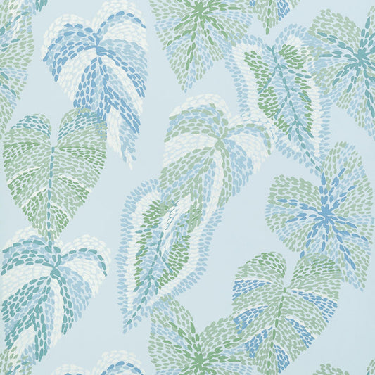 Thibaut Delila Soft Blue Wallpaper - T15867