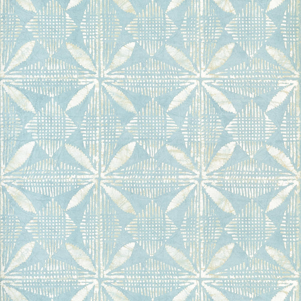thibaut tortuga batik wallpaper - t15842