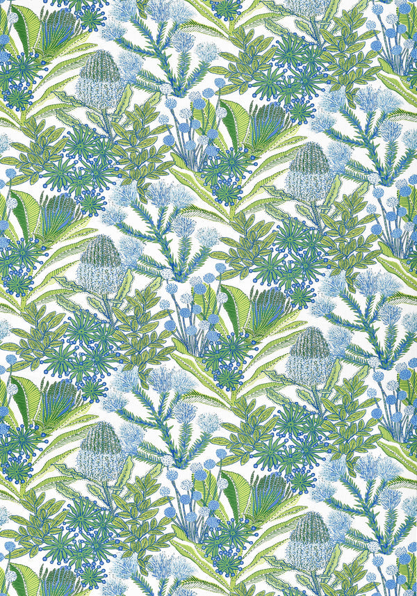 thibaut protea print fabric f81765