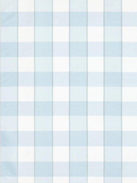 scalamandre chelsea check sky fabric - scala 27024-005