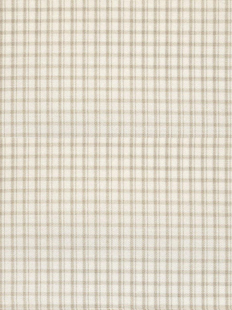 scalamandre astor check sand fabric - scala 26983-007
