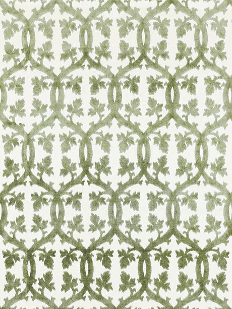 scalamandre falk manor house green tea fabric - scala 26690m-016