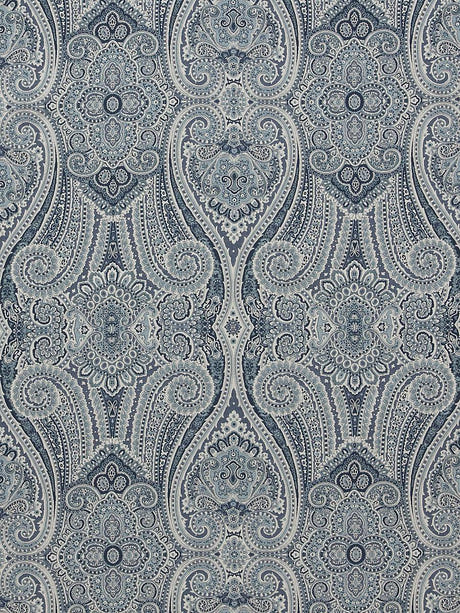 scalamandre paisley jacquard faience fabric - scala h00582-004