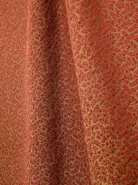 scalamandre rameaux cramoisi fabric - scala h04245-001