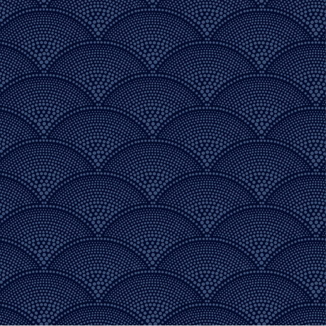 cole & son - feather fan - midnight - 89/4019.cs.0