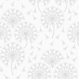 schumacher - dandelion - grey - 9316 - wallpaper