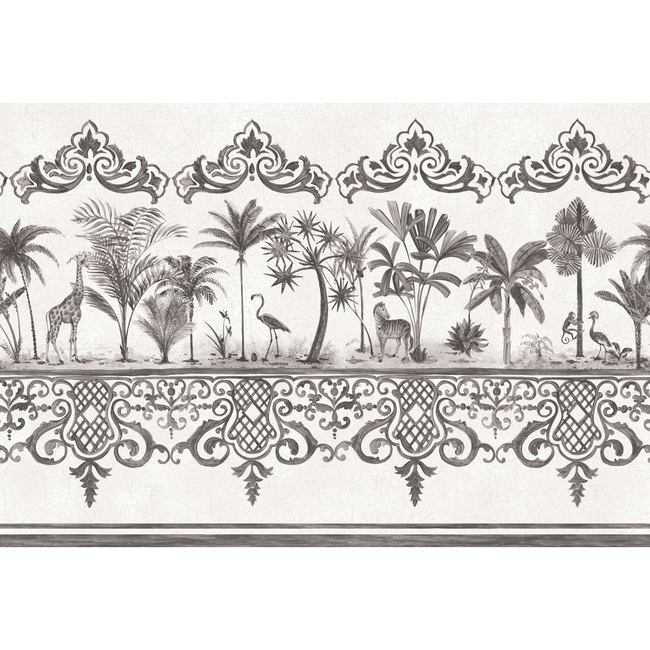 cole & son - rou border - charcoal - 99/10044.cs.0