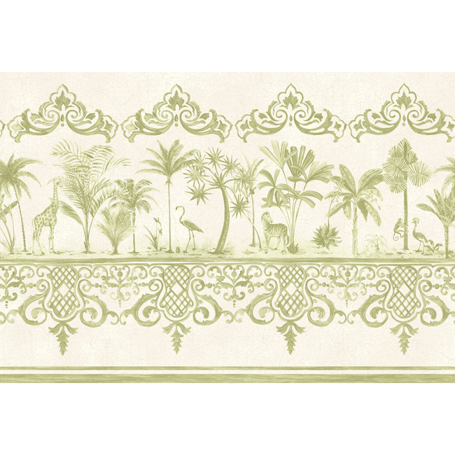 cole & son - rou border - old olive - 99/10045.cs.0