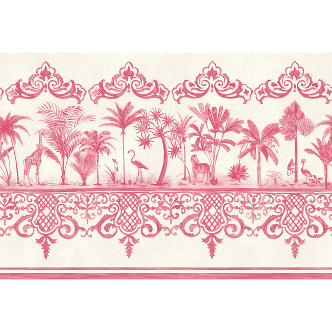 cole & son - rou border - rose pink - 99/10046.cs.0