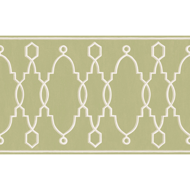 cole & son - parterre border - leaf green - 99/3012.cs.0