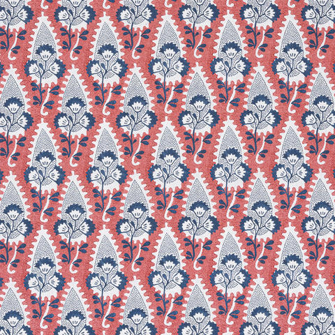 anna french af15124 cornwall red and blue fabric