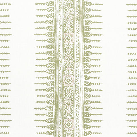 anna french af15136 javanese stripe green and white fabric