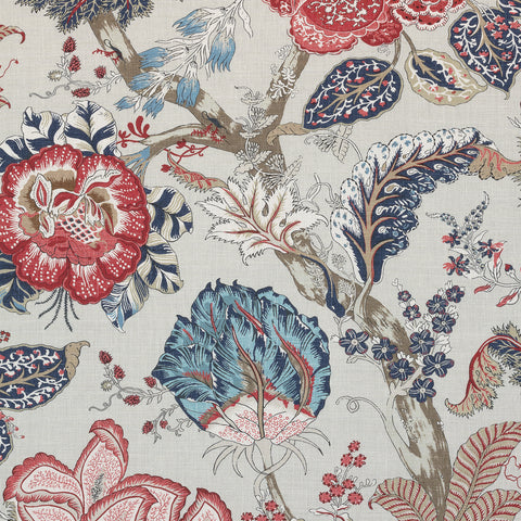 anna french af78742 kalamkari blue and red fabric