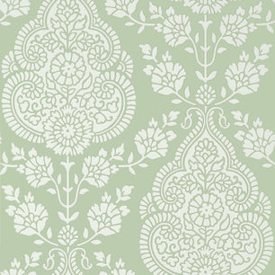 balmuccia damask - soft green - thibaut - at57867 - bristol
