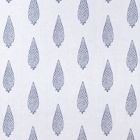 anna french aw73005 manor embroidery navy on white fabric