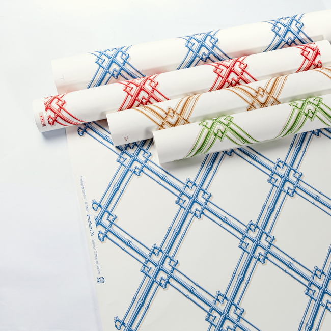 brunschwig & fils - treillage de bambou - blue - br-69411.5.0