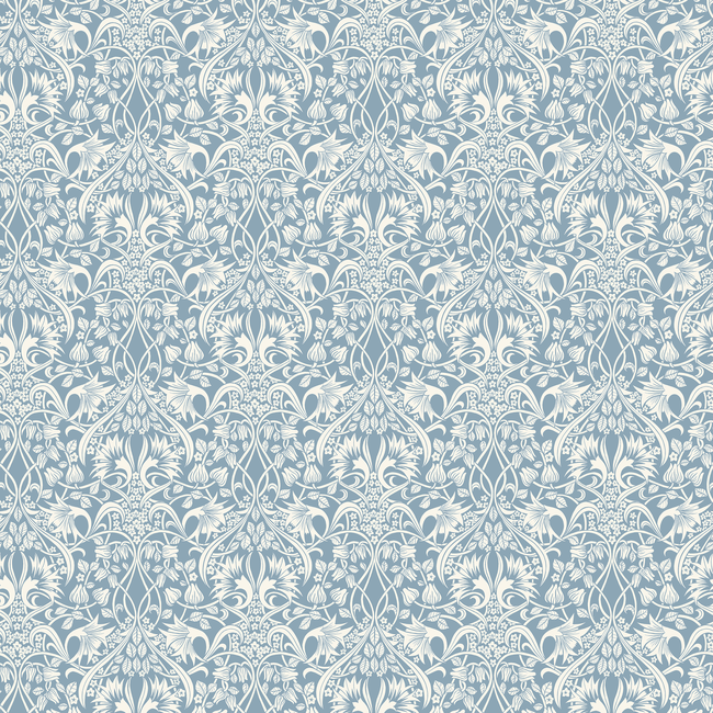 fritillerie - blue - g p & j baker - bw45102.2.0
