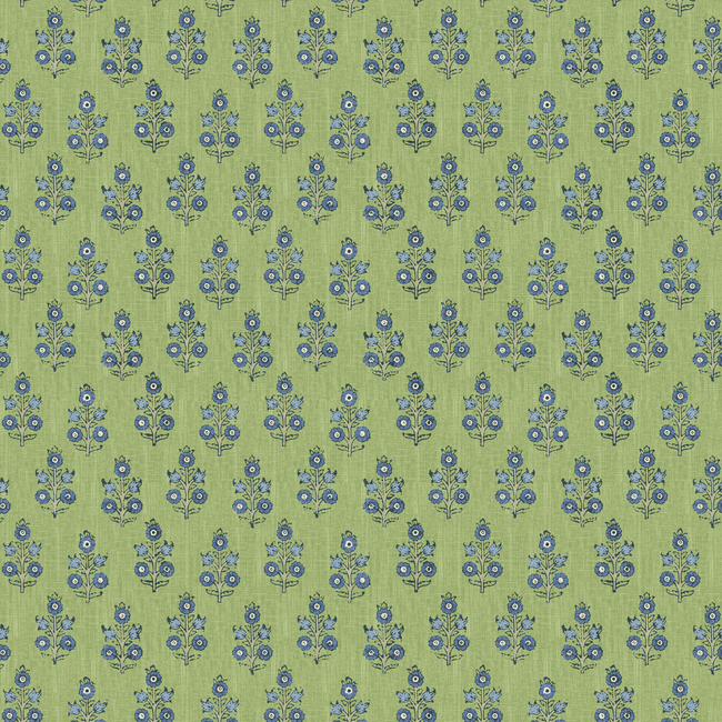 poppy sprig - green/blue - g p & j baker - bw45117.1.0