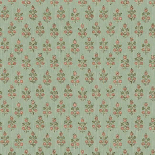 poppy sprig - aqua/blush - g p & j baker - bw45117.6.0