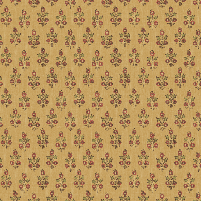 poppy sprig - ochre - g p & j baker - bw45117.7.0