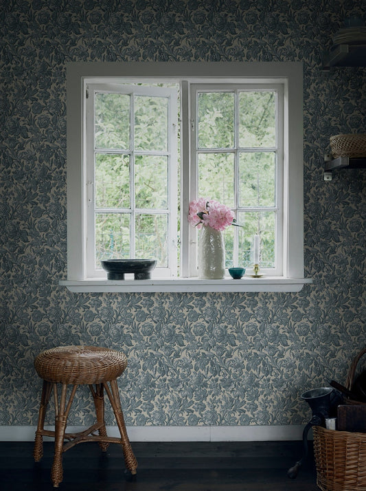 valentin misty blue - s10246 - sandberg wallpaper