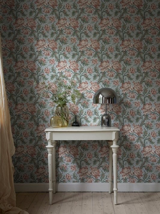 amelia sky blue - s10251 - sandberg wallpaper