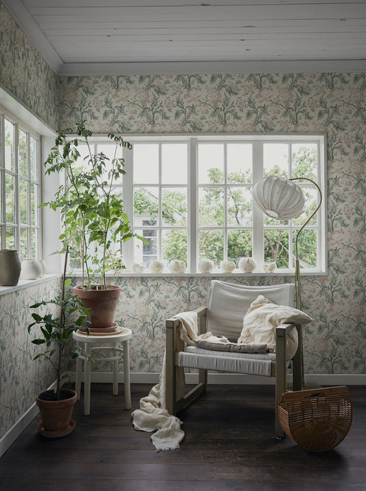 amelia eggshell - s10252 - sandberg wallpaper