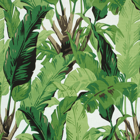 Travelers Palm Green Fabric - F910127 - Thibaut Fabric