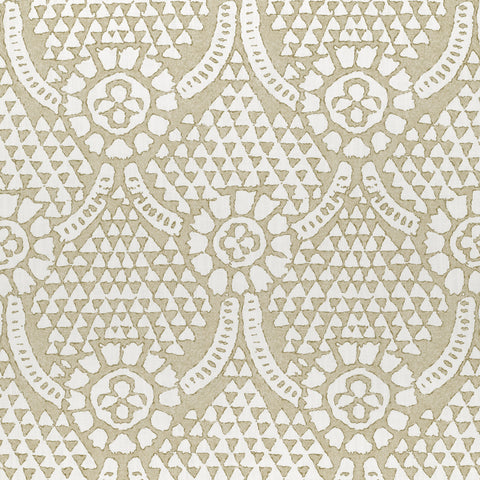 Chamomile Beige Fabric - F914319 - Thibaut Fabric