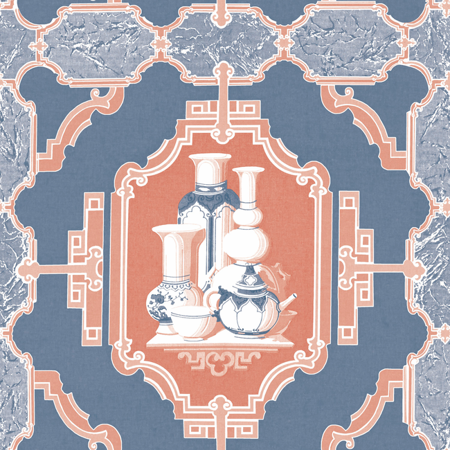 gaston y daniela - porcelanas - azul/rojo - gdw5445.004.0