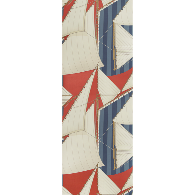 lee jofa - st tropez wallpaper - red/blue - p2018109.195.0