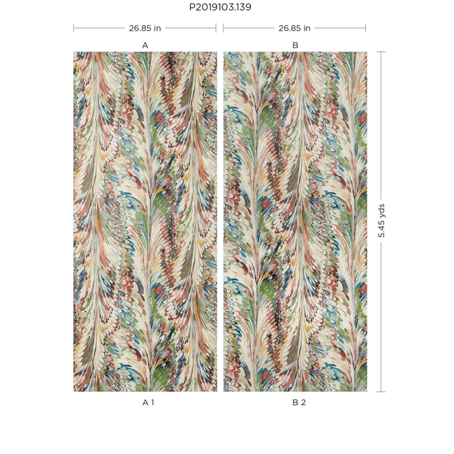 lee jofa - taplow paper - spice/leaf - p2019103.139.0