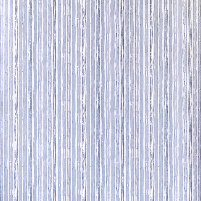 lee jofa - benson stripe wallpaper - faded denim - p2019105.15.0