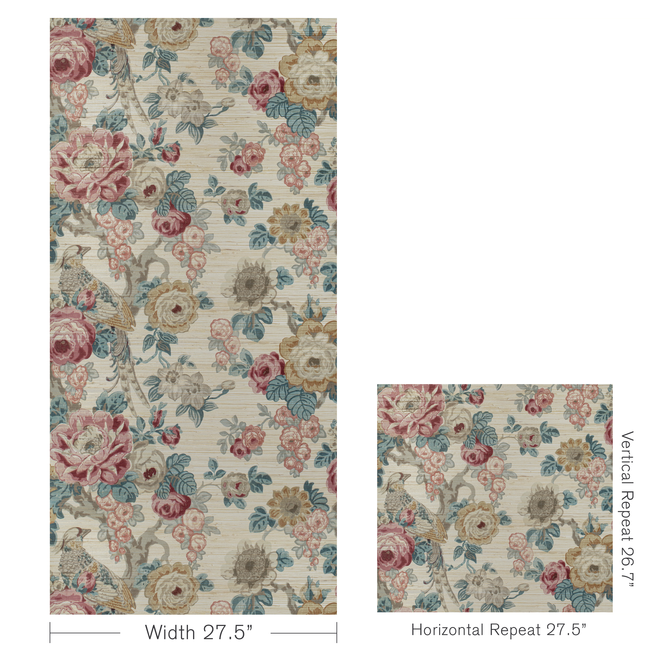 lee jofa - avondale paper - ruby/spice - p2020100.954.0