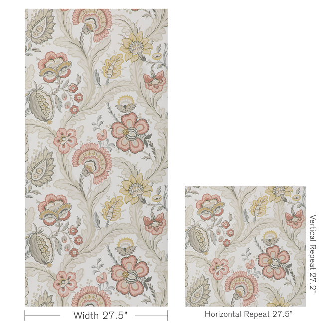 lee jofa - wimberly paper - blush/stone - p2020101.711.0