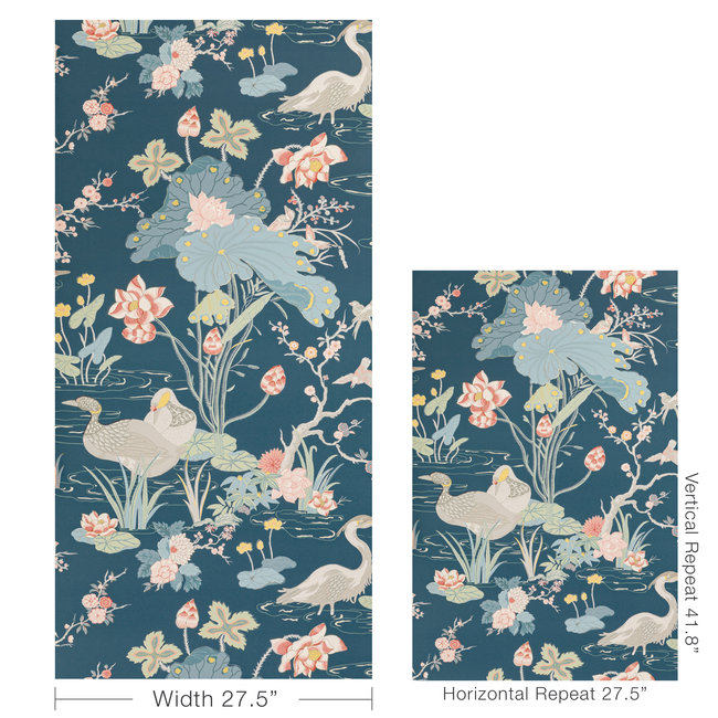 lee jofa - luzon paper - sapphire - p2020105.507.0