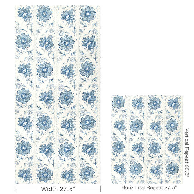 lee jofa - calico vine wallpaper - porcelain - p2022102.5.0