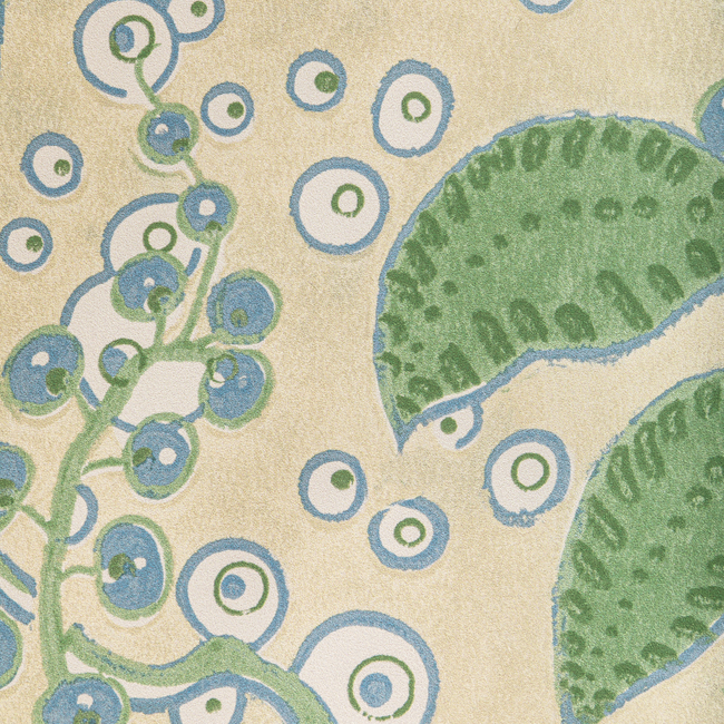 lee jofa - putnam paper - leaf/blue - p2022105.315.0